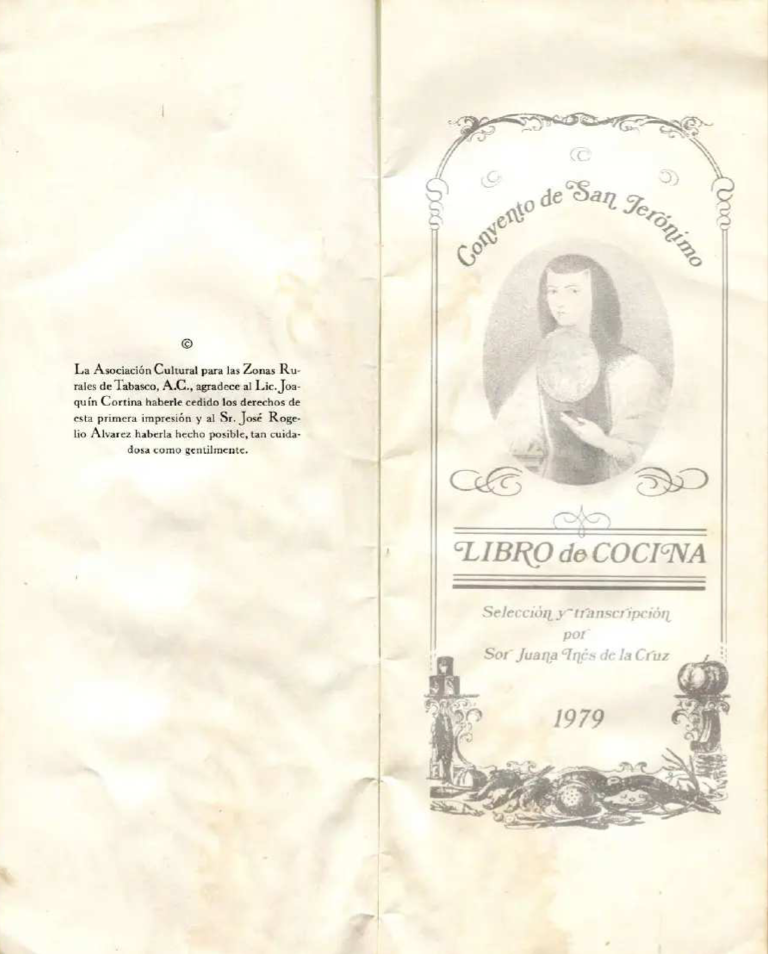 sor juana receta book